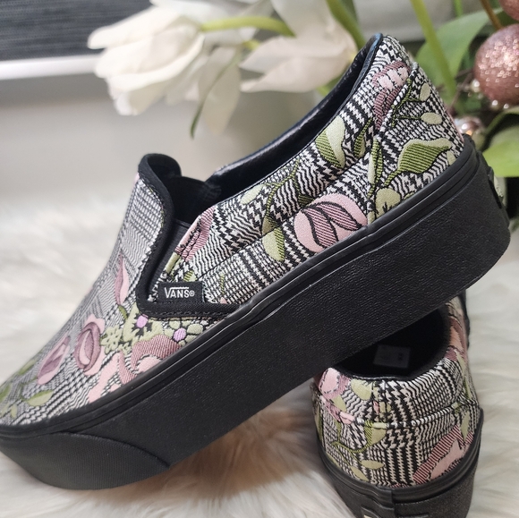 Vans Classic Slip-On Stackform Shoe- Tapestry Floral women11 new - Picture 4 of 10